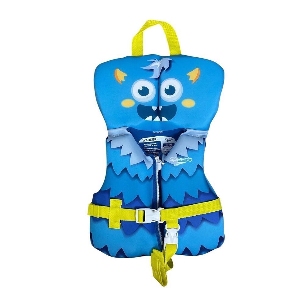 Speedo Infant Monster Life Jacket US Coast Guard Approved Under 30 lbs